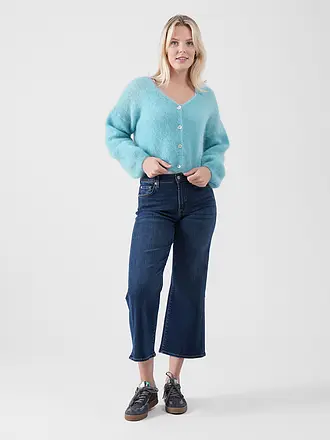 AMERICAN DREAMS | Cardigan Cropped Fit CORNELIA | türkis